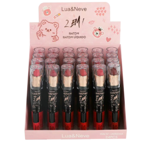 Batom Liquido 2 em 1 - Lua&Neve LN05036A